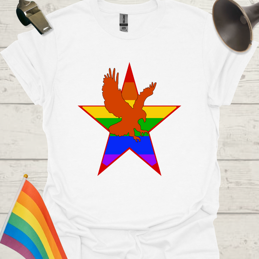 LGBT Pride Star Eagle T-Shirt