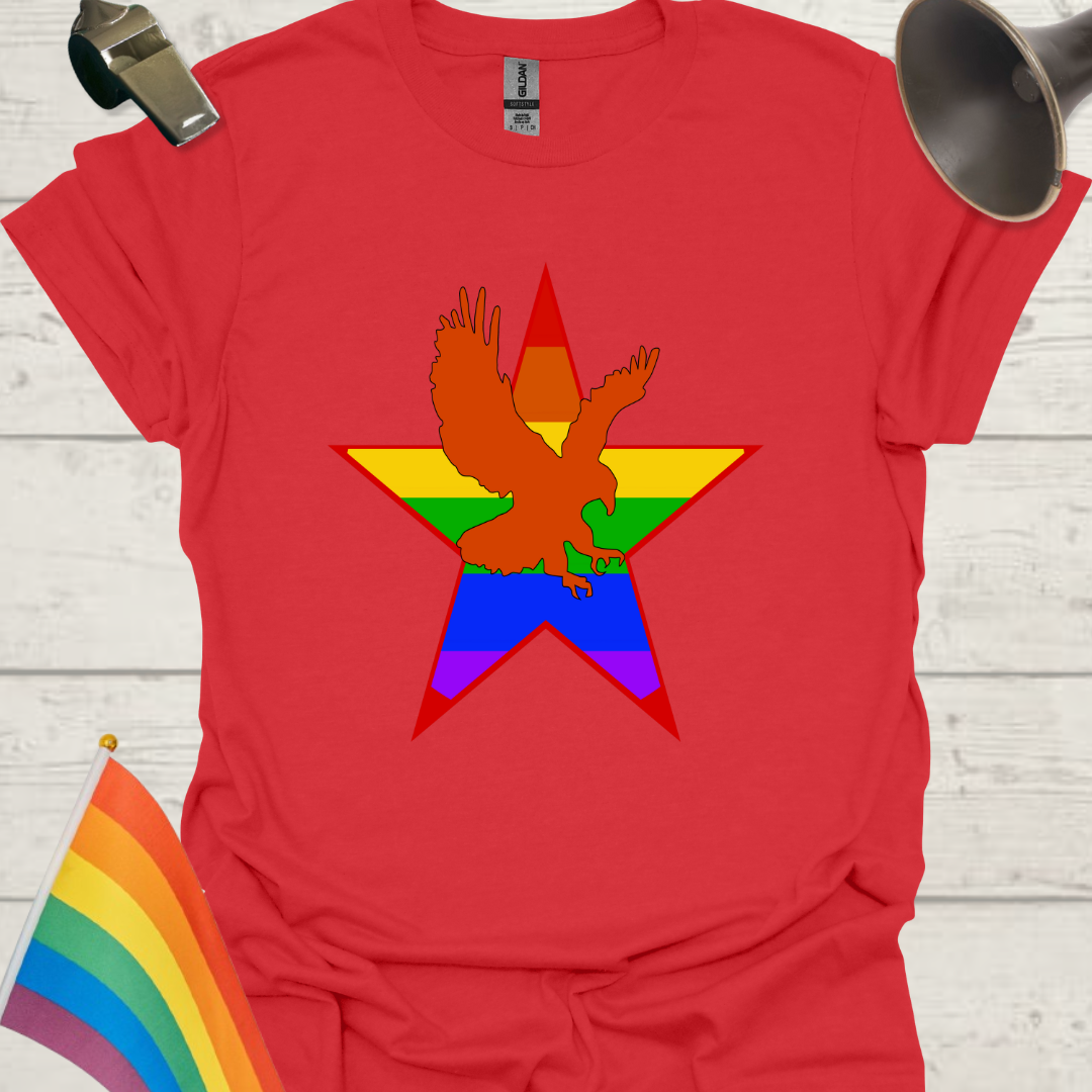 LGBT Pride Star Eagle T-Shirt
