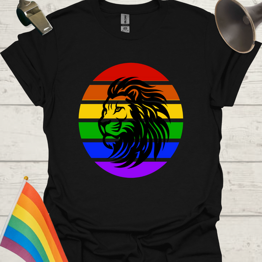LGBT Pride Sphere Lion T-Shirt