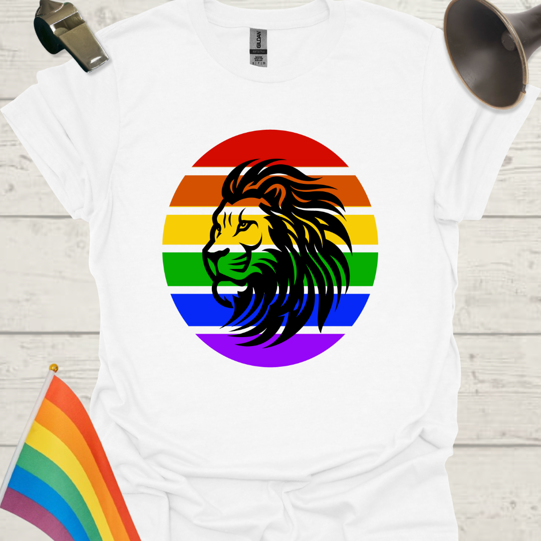 LGBT Pride Sphere Lion T-Shirt