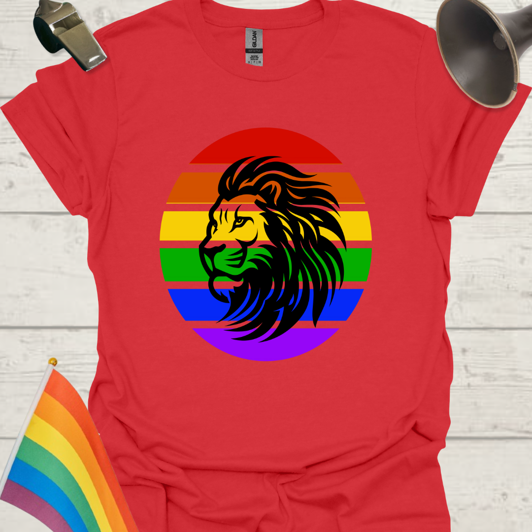 LGBT Pride Sphere Lion T-Shirt
