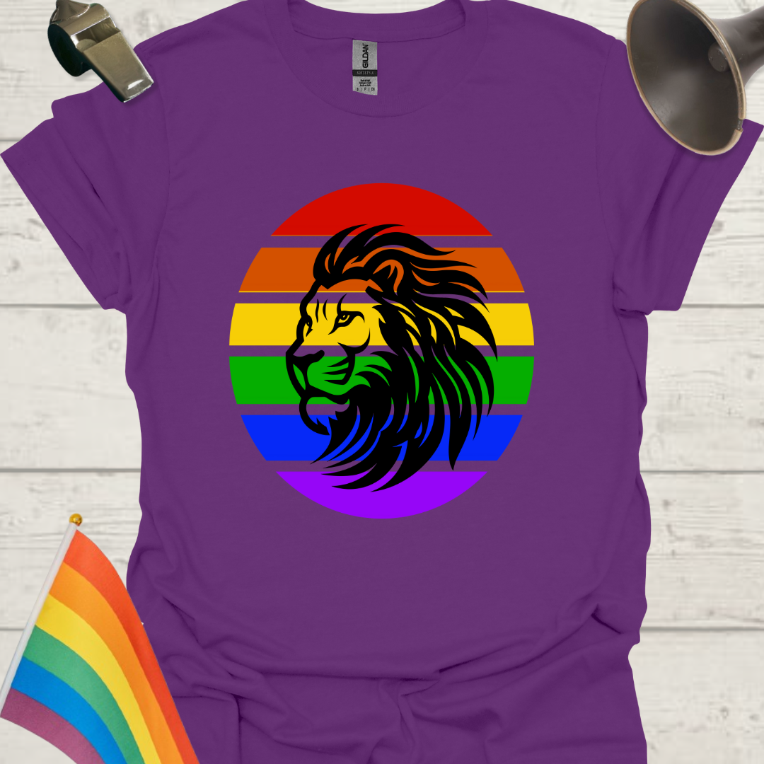 LGBT Pride Sphere Lion T-Shirt