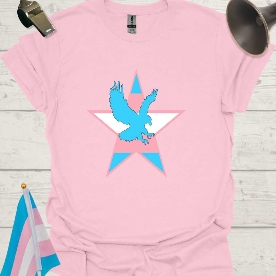 Transgender Pride, Eagle in a Star T-Shirt