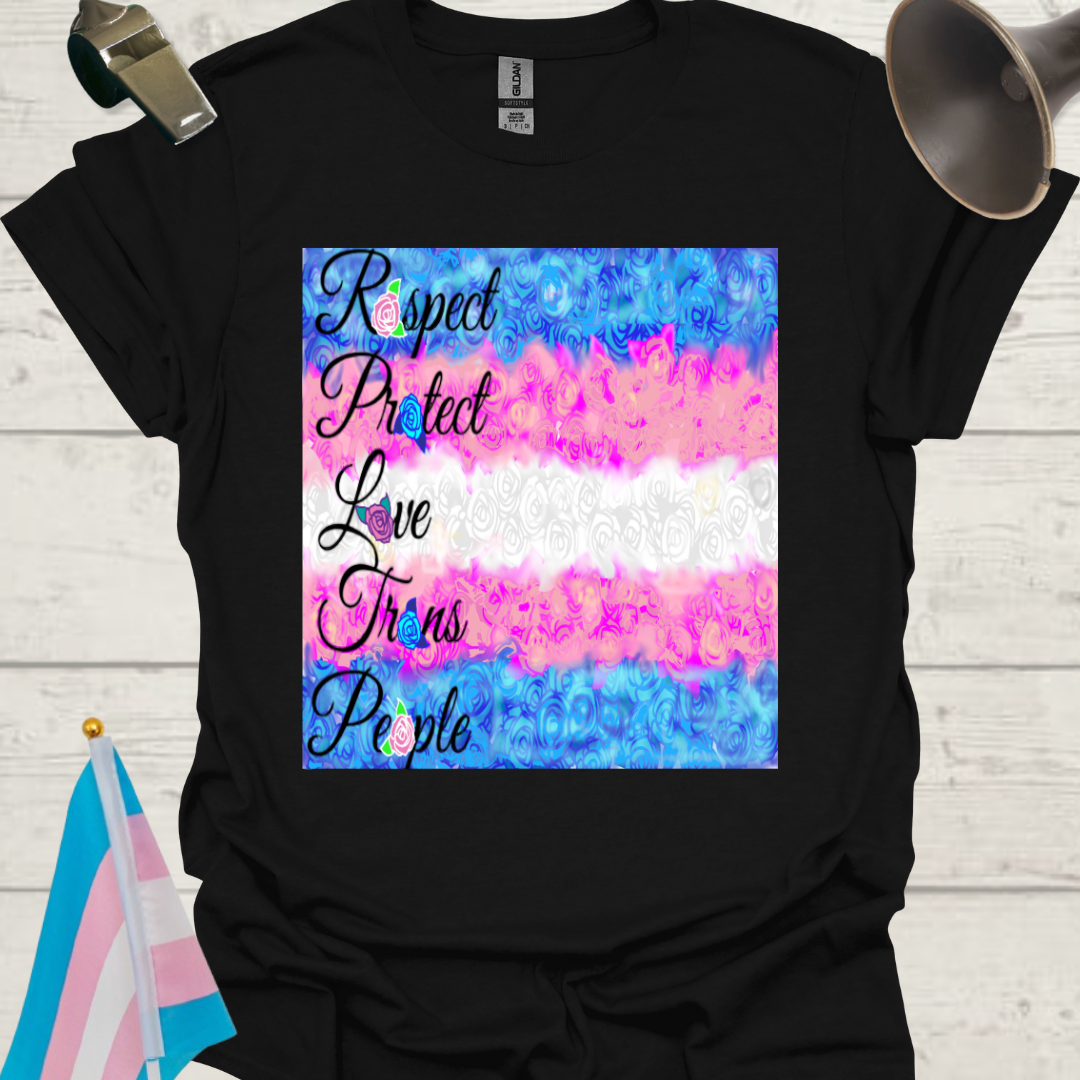 Unisex T-Shirt Love Trans People Pride Flag