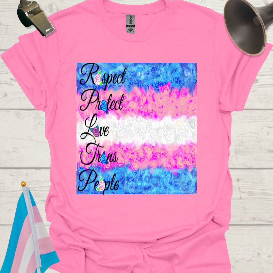 Unisex T-Shirt Love Trans People Pride Flag