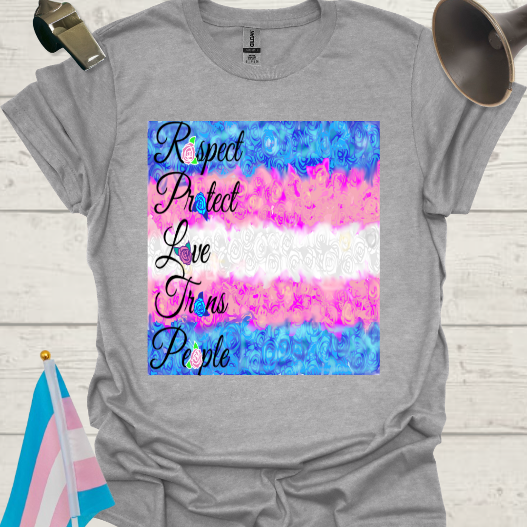 Unisex T-Shirt Love Trans People Pride Flag