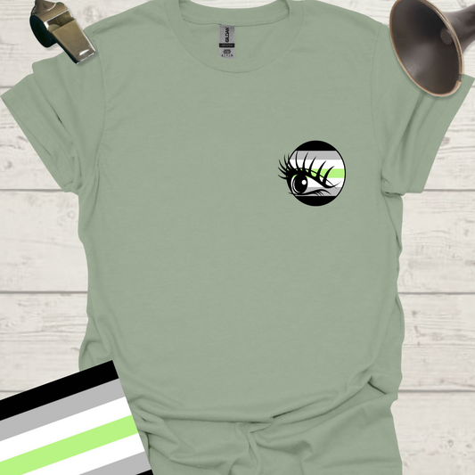 Sphere Eye Agender Pride T-Shirt