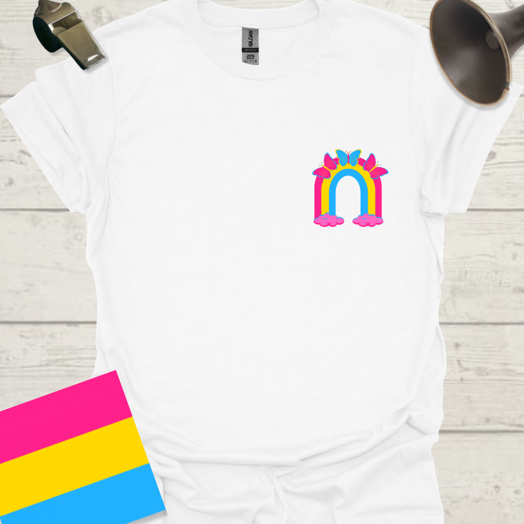 Pansexual Rainbow Butterflies T-Shirt