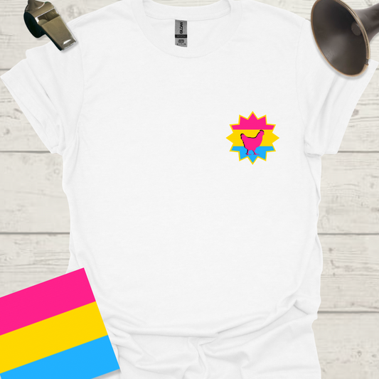 Pansexual Star with a Chicken T-Shirt