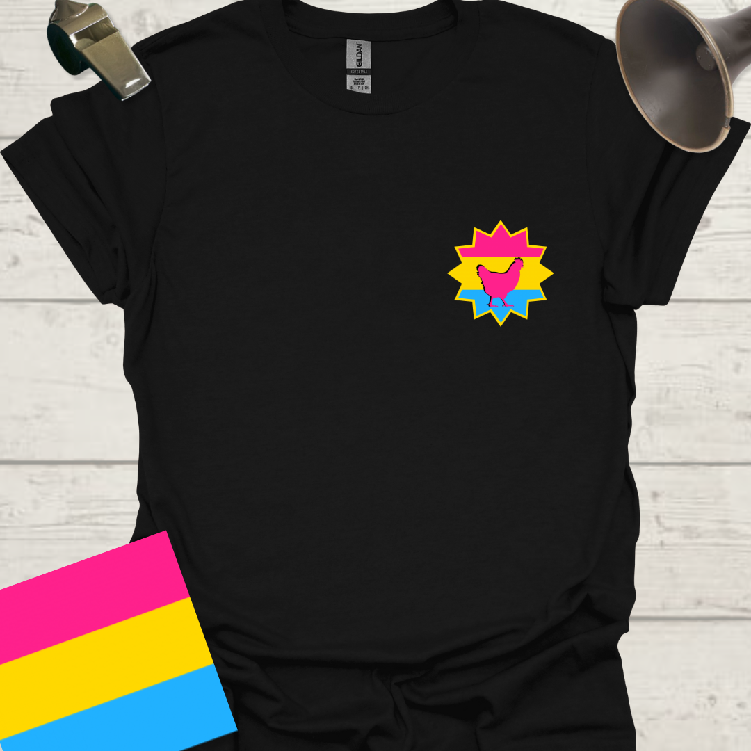 Pansexual Star with a Chicken T-Shirt