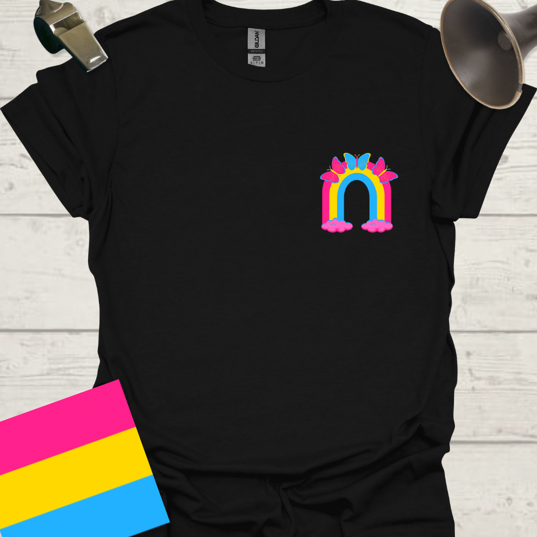 Pansexual Rainbow Butterflies T-Shirt
