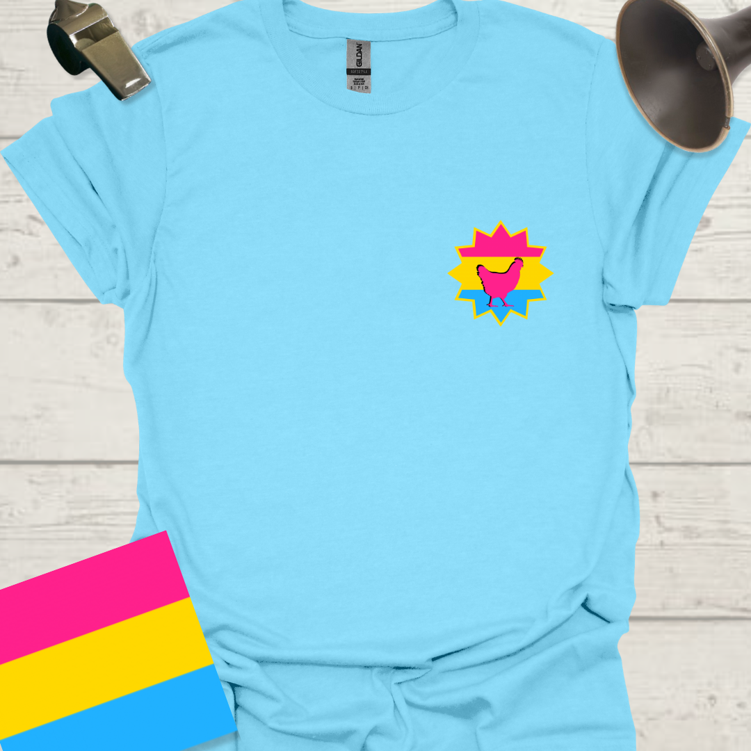 Pansexual Star with a Chicken T-Shirt