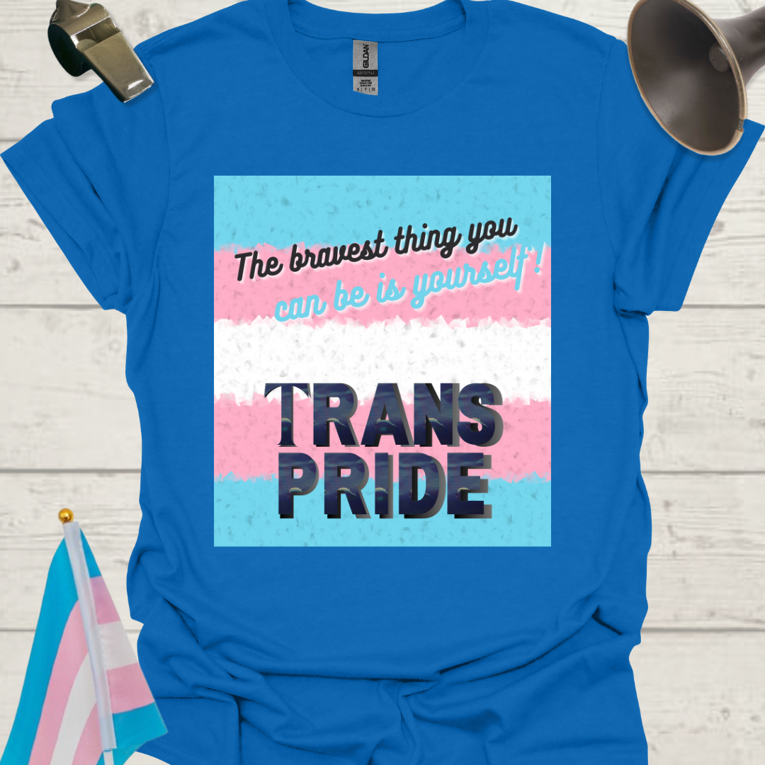Unisex T-Shirt Brave Trans Pride Flag