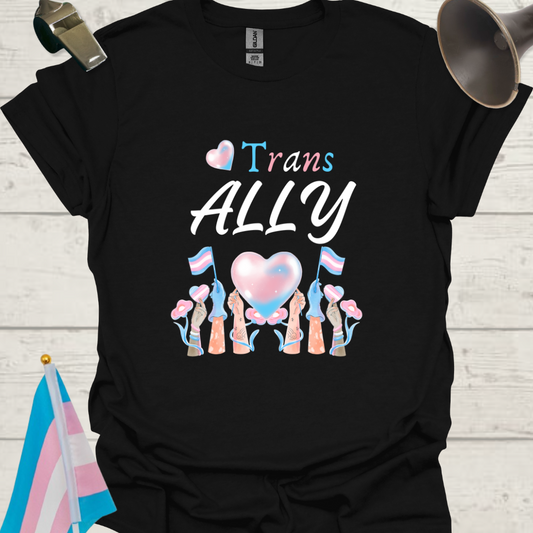 Unisex Hands T-Shirt Trans Ally