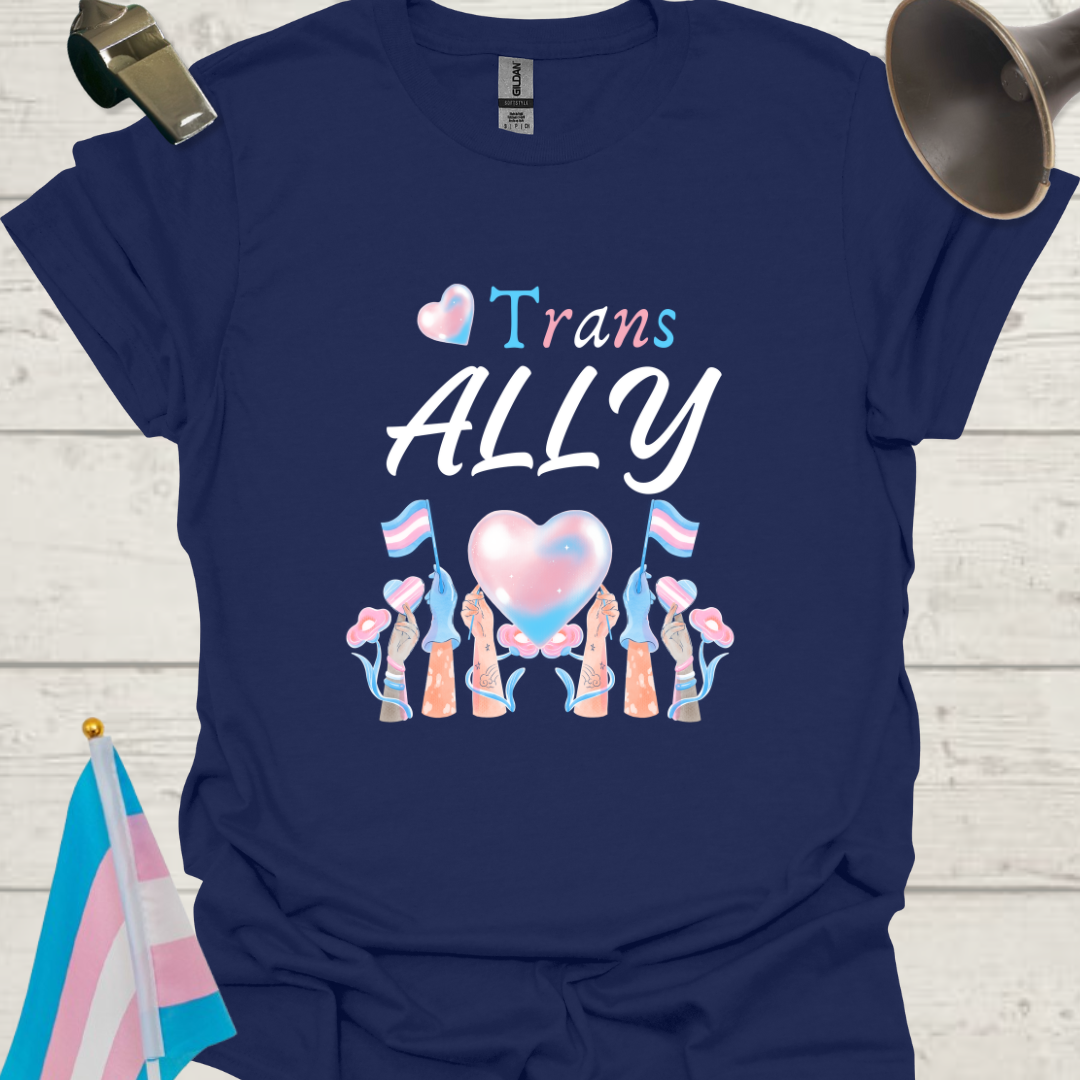 Unisex Hands T-Shirt Trans Ally