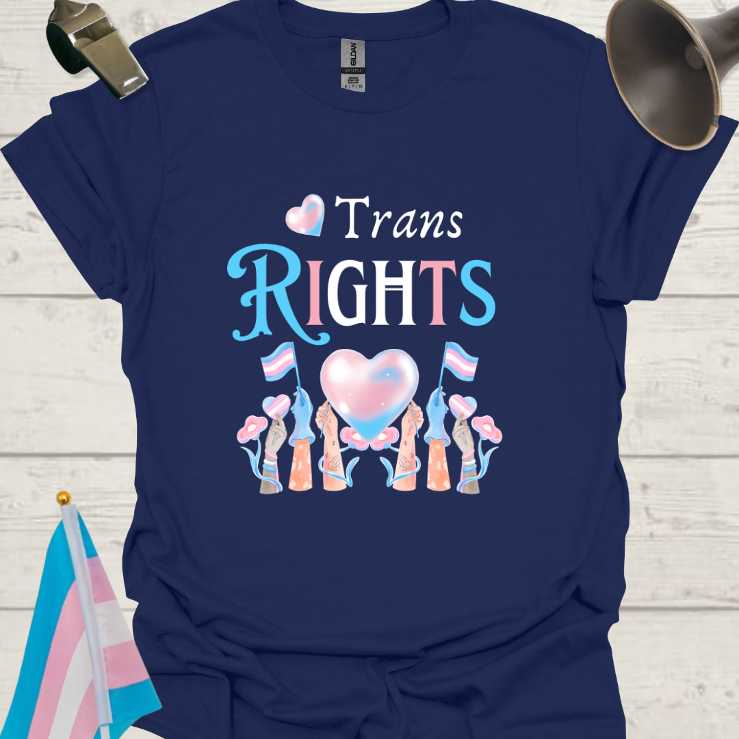 Unisex Hands T-Shirt Trans Rights