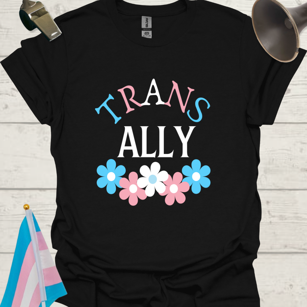 Unisex Floral T-Shirt Trans Ally