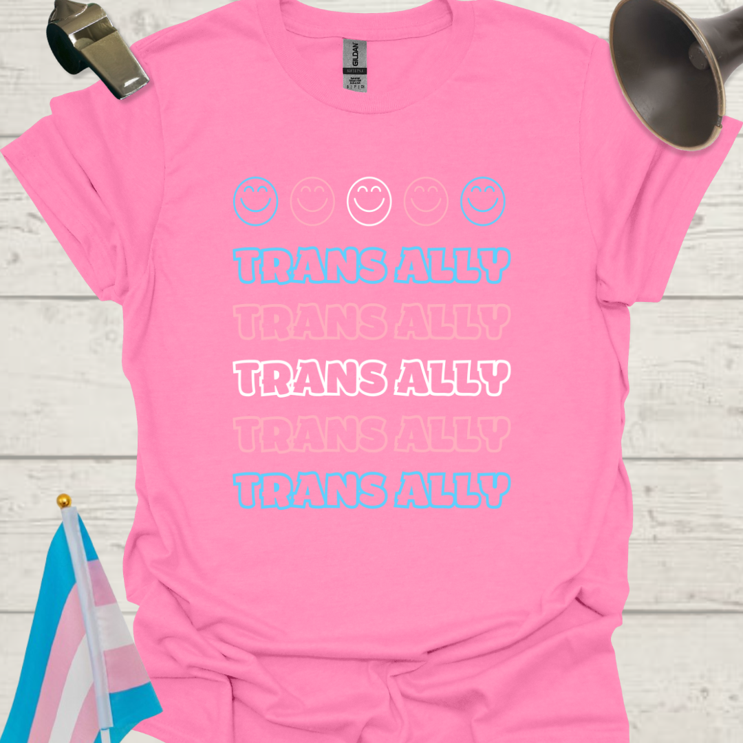 Unisex Emojis T-Shirt Trans Ally
