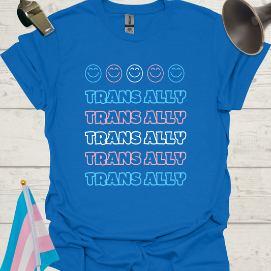 Unisex Emojis T-Shirt Trans Ally