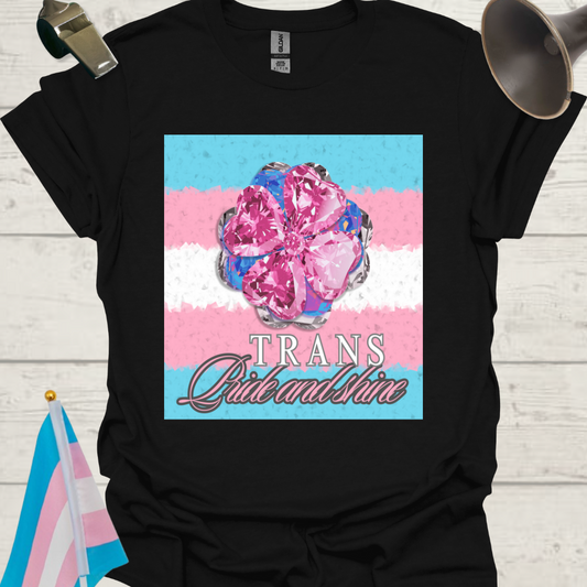 Unisex T-Shirt Shine Trans Pride Flag