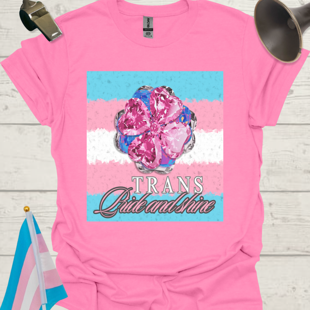 Unisex T-Shirt Shine Trans Pride Flag