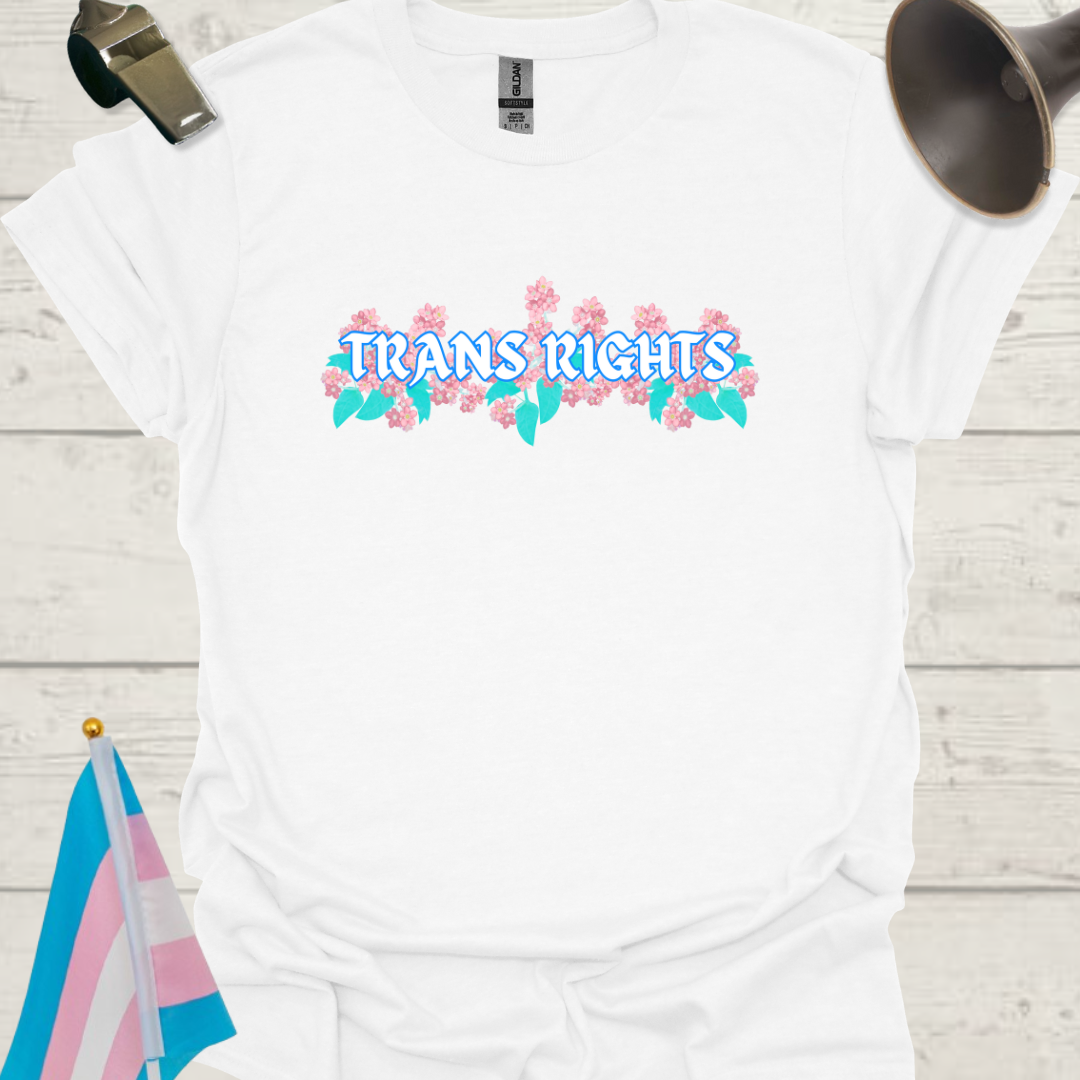 Unisex T-Shirt Blue Trans Rights Transgender Flag