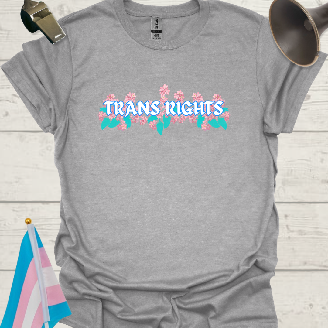 Unisex T-Shirt Blue Trans Rights Transgender Flag