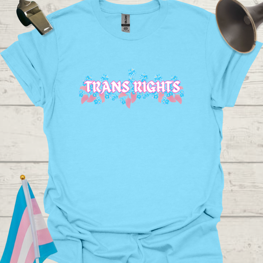 Unisex T-Shirt Pink Trans Rights Transgender Flag
