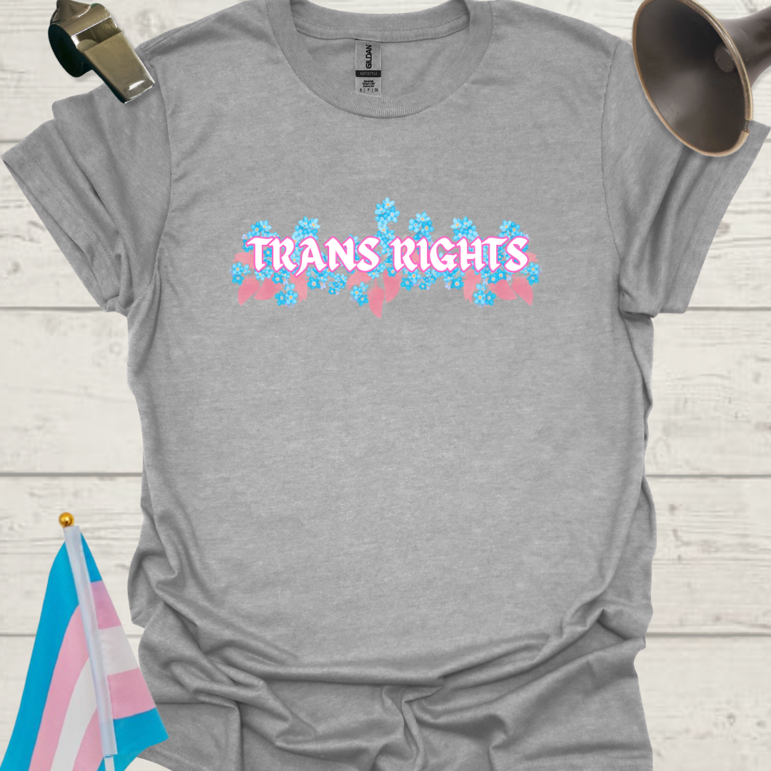 Unisex T-Shirt Pink Trans Rights Transgender Flag