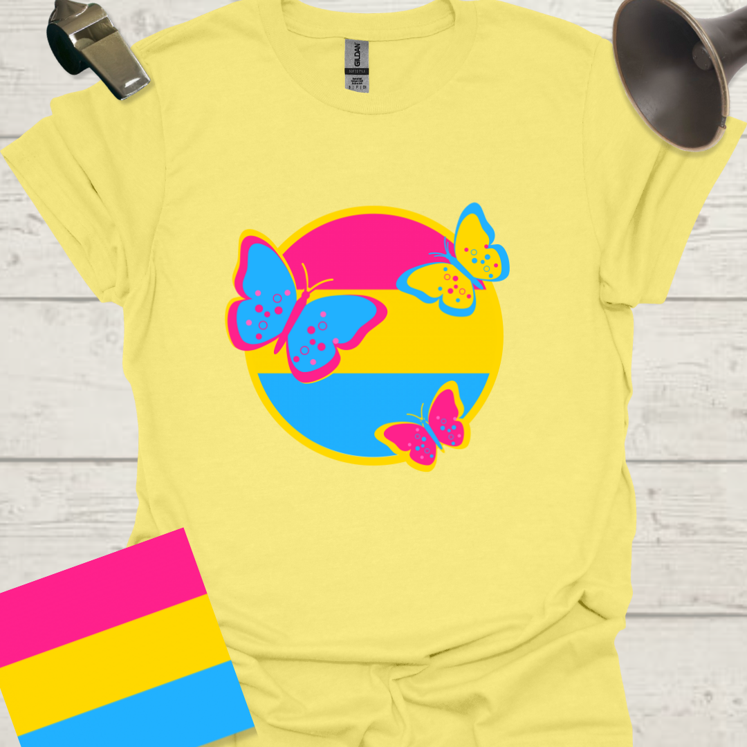 Pansexual Sphere Butterflies T-Shirt