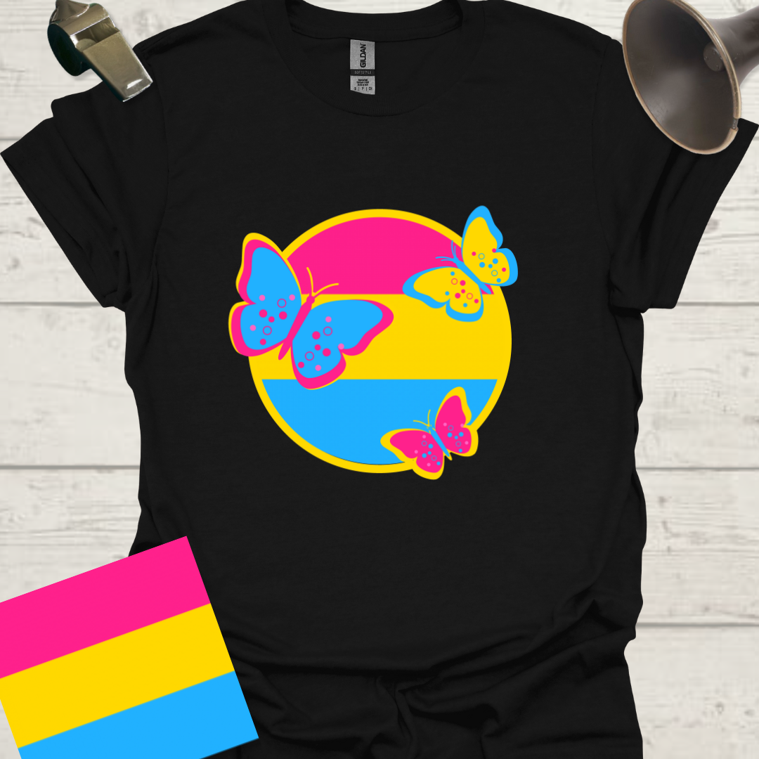 Pansexual Sphere Butterflies T-Shirt