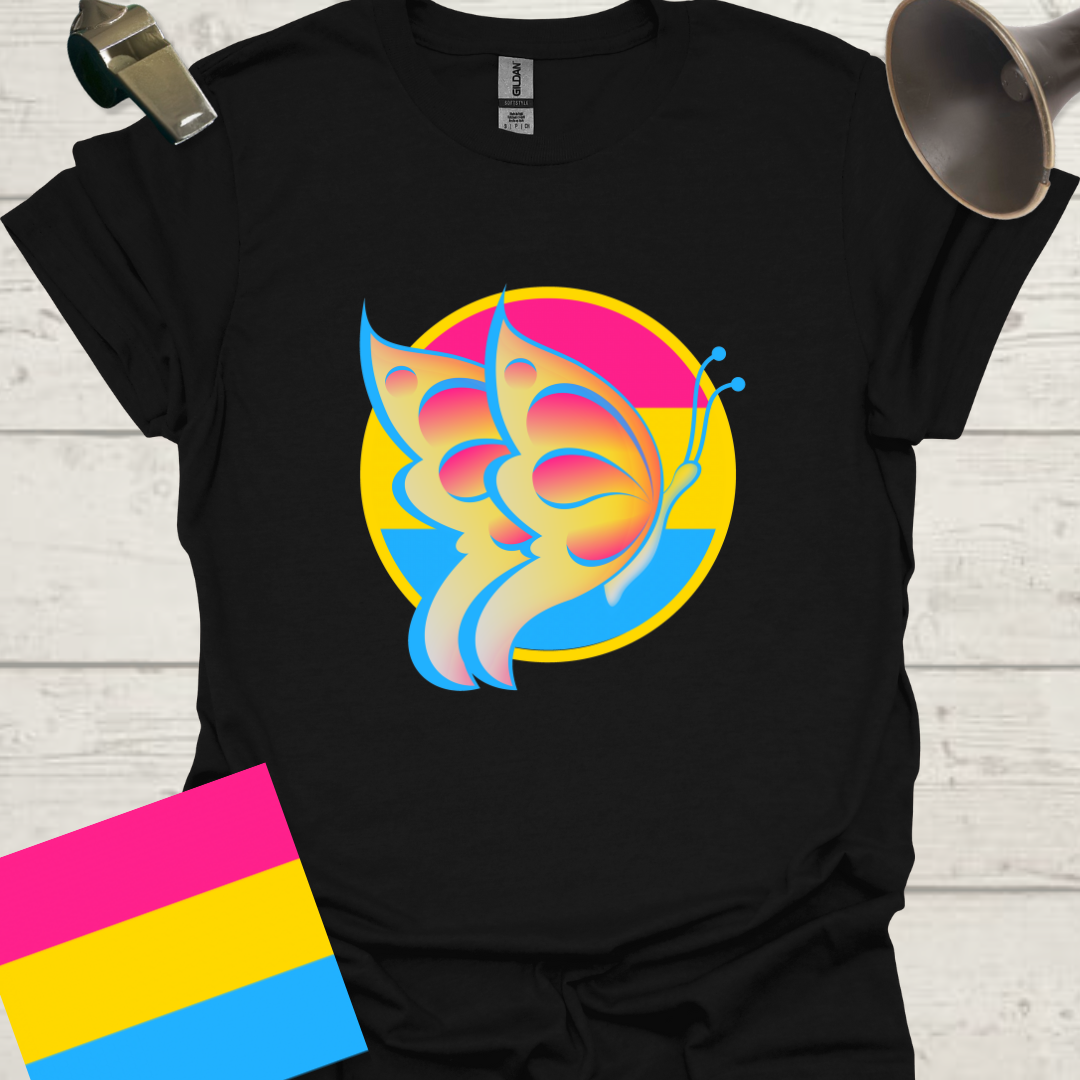 Pansexual Sphere Butterfly T-Shirt