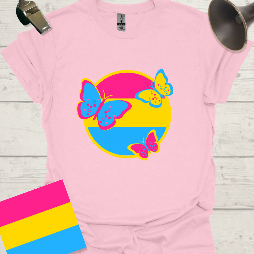 Pansexual Sphere Butterflies T-Shirt