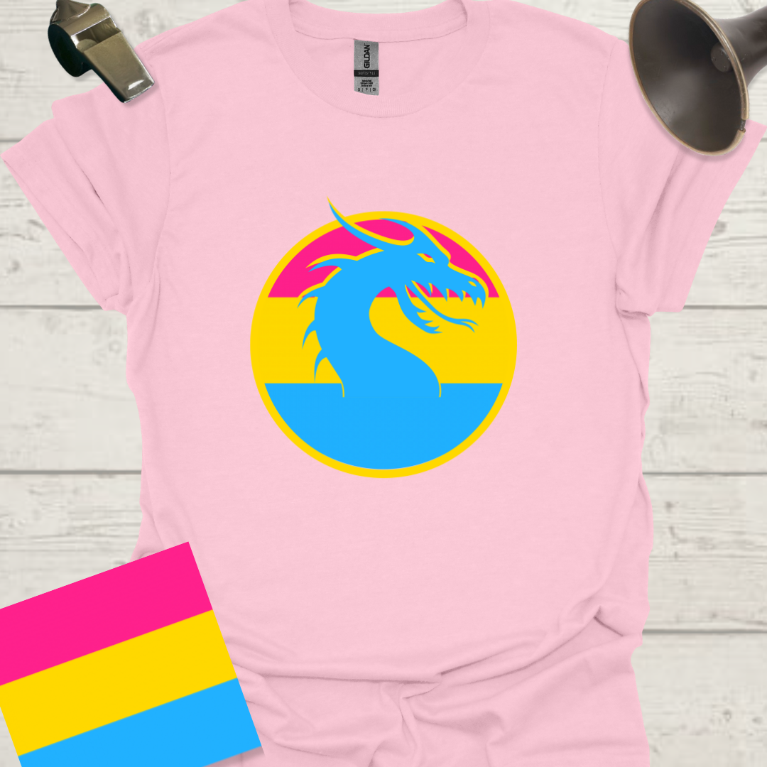 Pansexual Sphere Blue Dragon T-Shirt