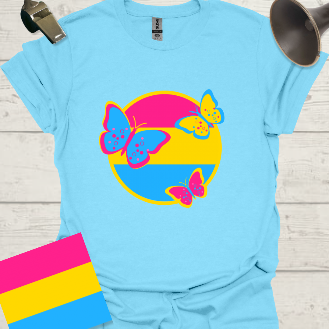 Pansexual Sphere Butterflies T-Shirt