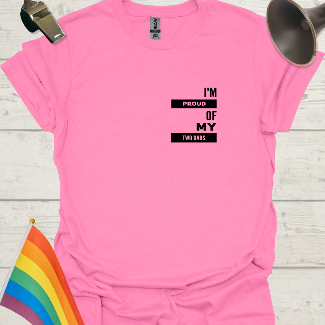 Pride LGBT Unisex T-Shirt - Proud of my two dads