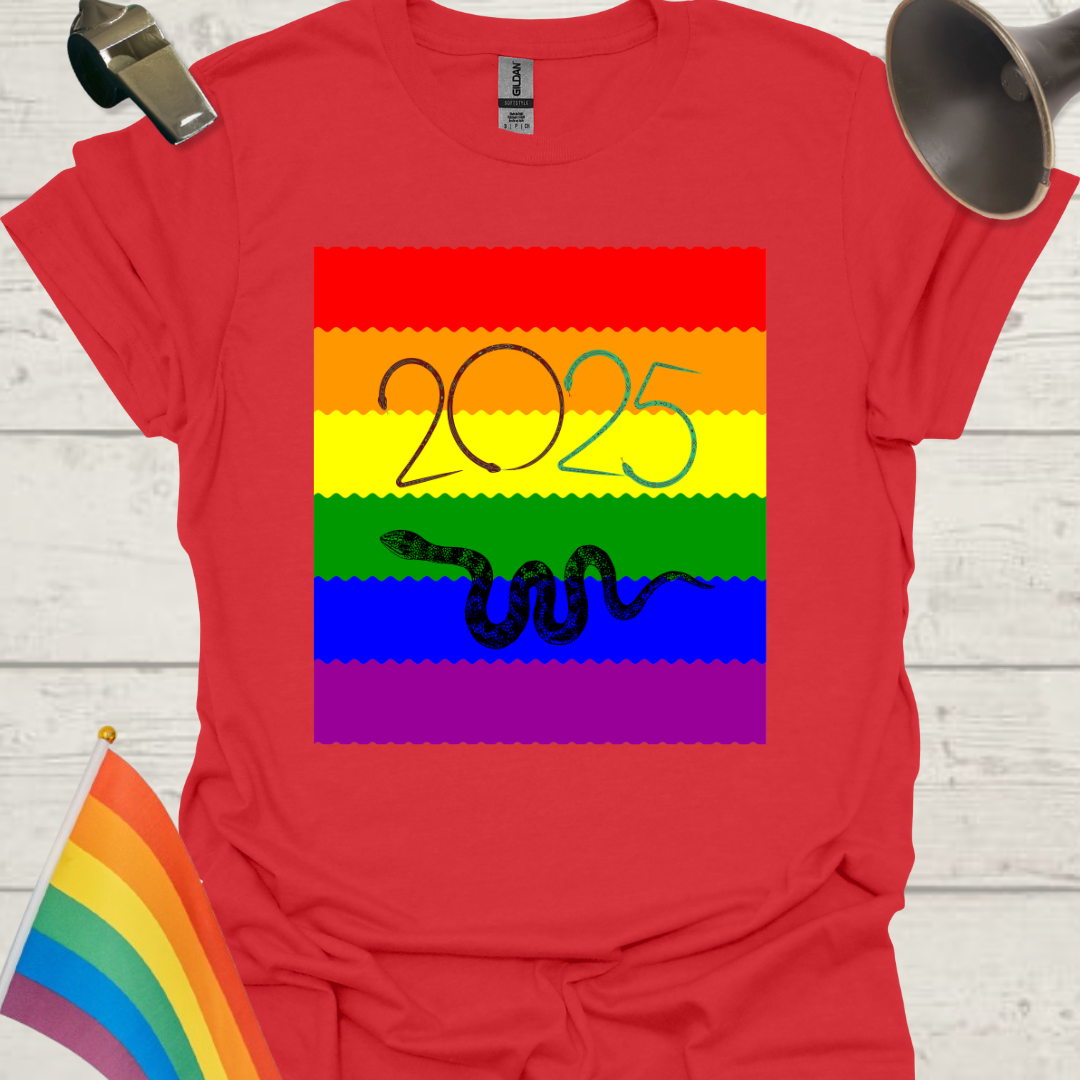 Unisex Pride T-Shirt - LGBT Pride Flag Ripples Design