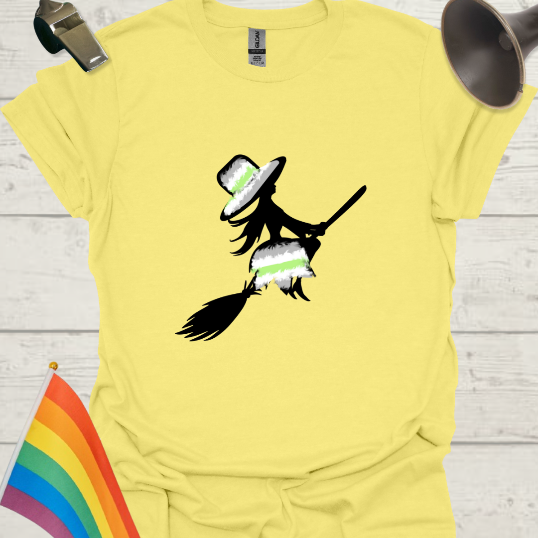 LGBT Pride Agender Witch T-Shirt