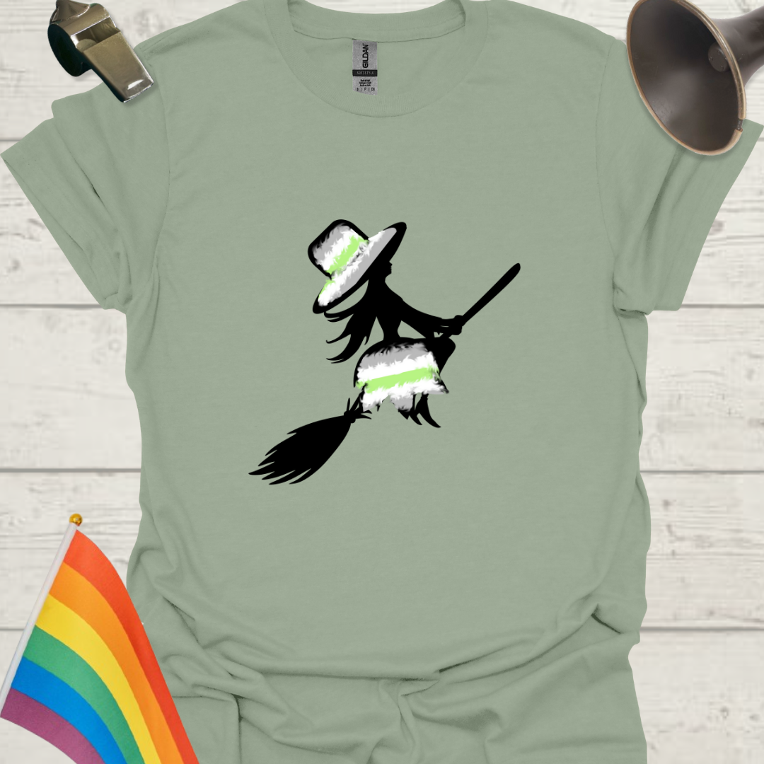 LGBT Pride Agender Witch T-Shirt