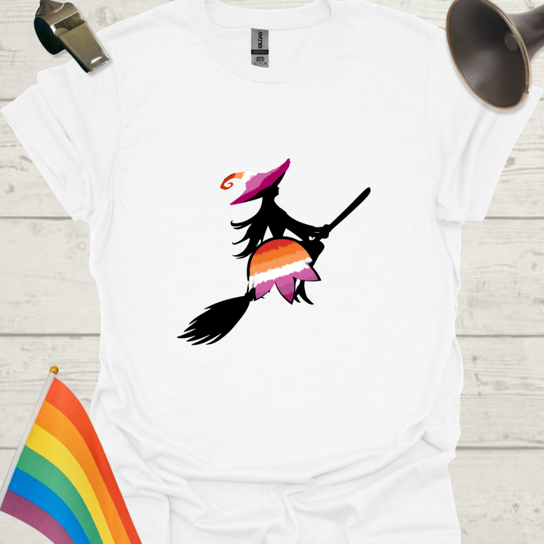 LGBT Pride Lesbian Witch T-Shirt
