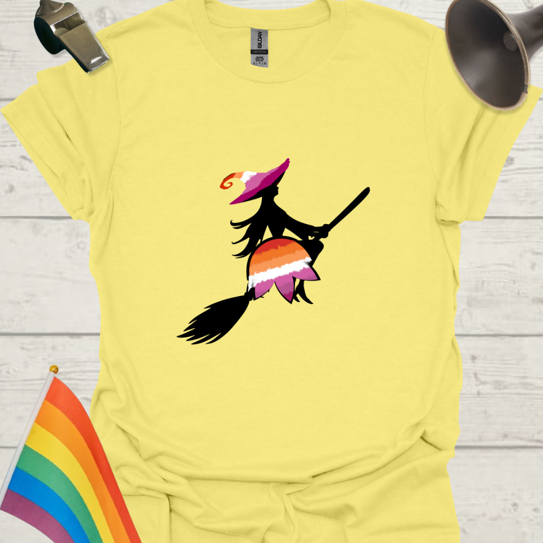 LGBT Pride Lesbian Witch T-Shirt
