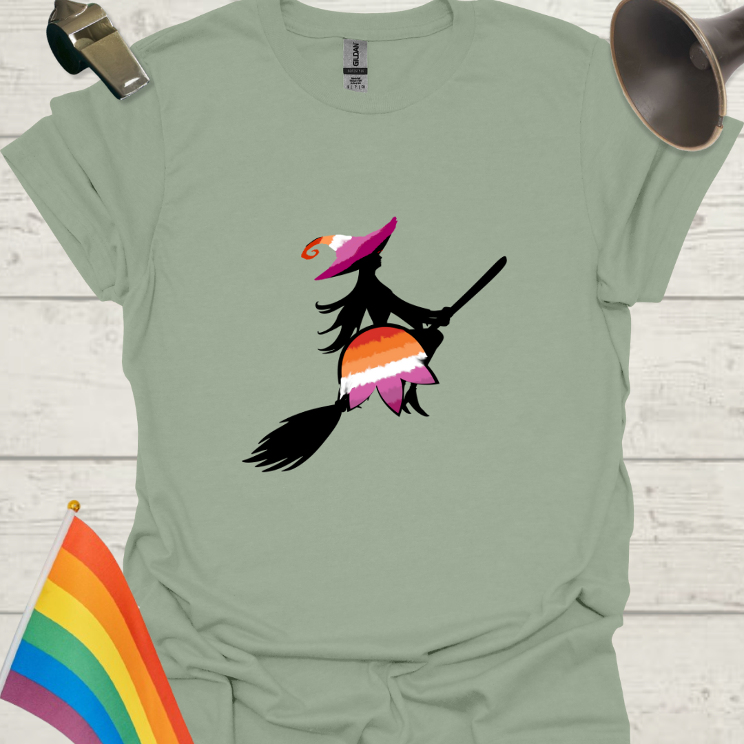 LGBT Pride Lesbian Witch T-Shirt