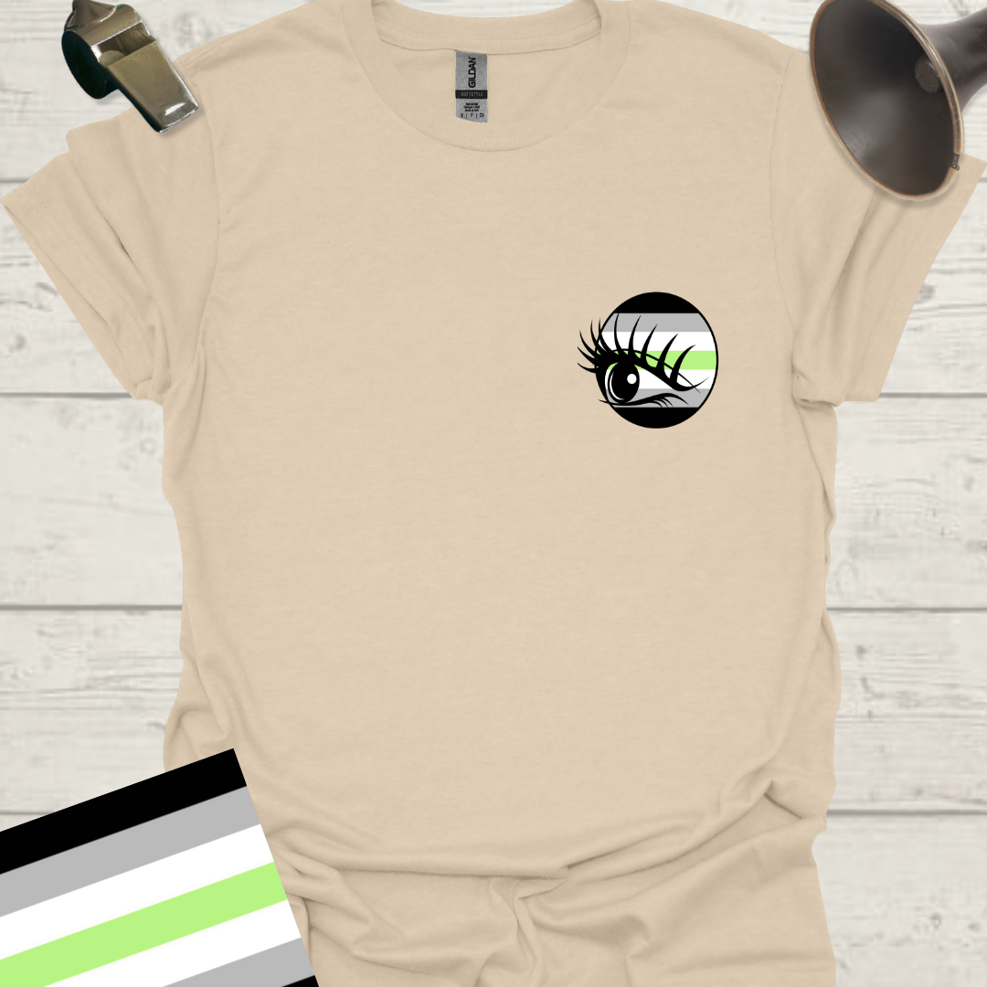 Sphere Eye Agender Pride T-Shirt
