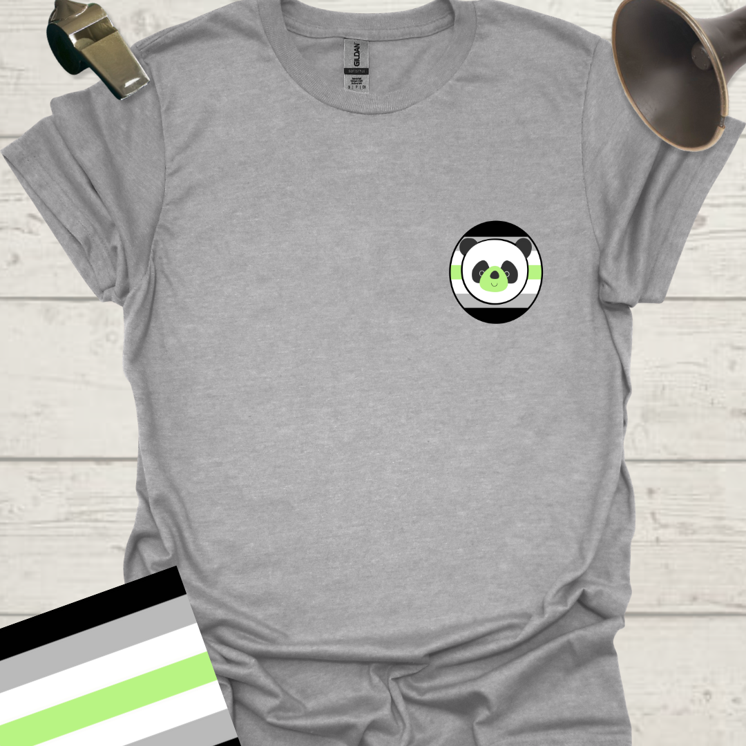 Sphere Panda Agender Pride T-Shirt