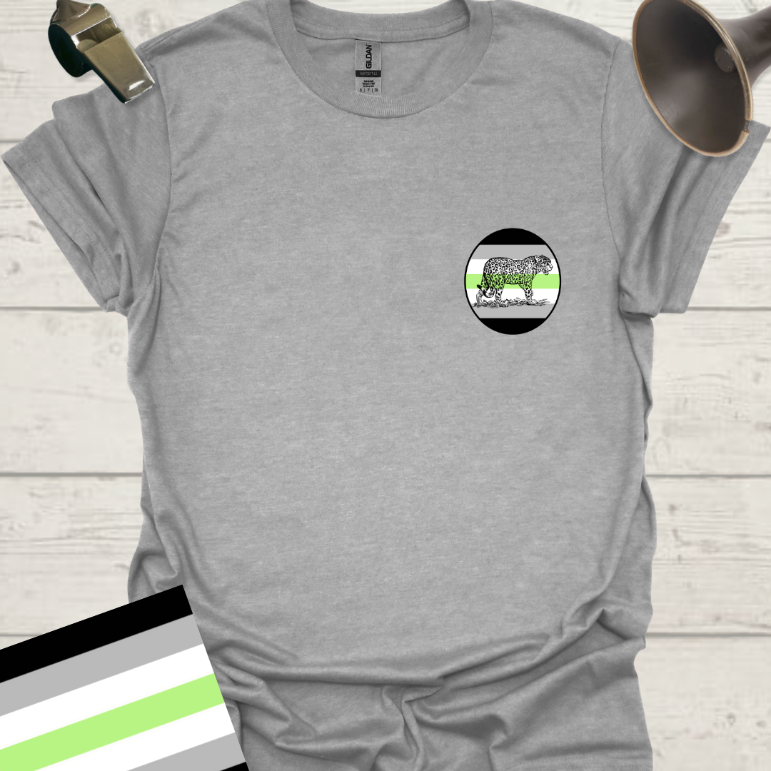 Sphere Leopard Agender Pride T-Shirt