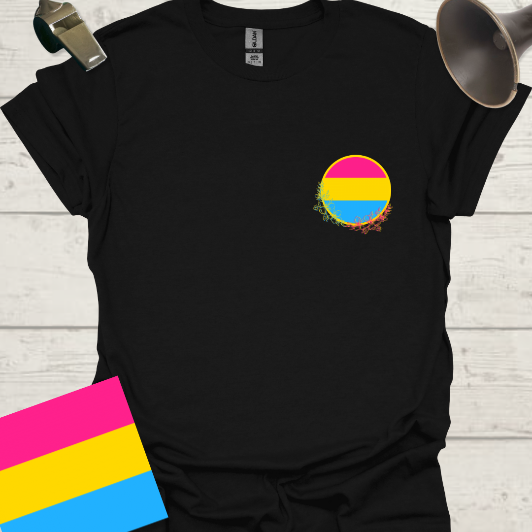 Pansexual Sphere with Flowers T-Shirt