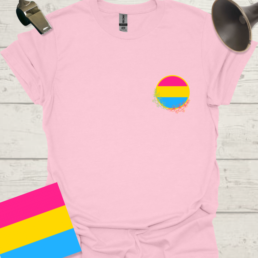 Pansexual Sphere with Flowers T-Shirt