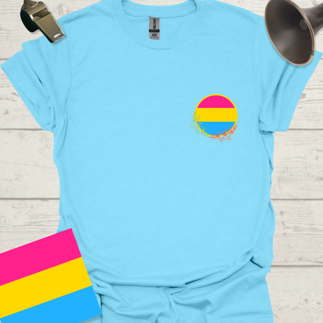 Pansexual Sphere with Flowers T-Shirt