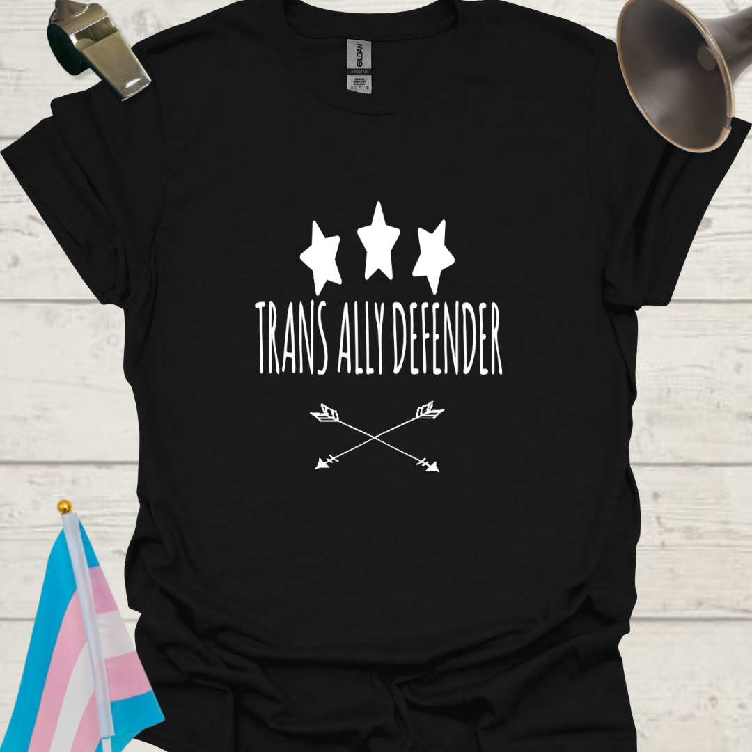 Trans Ally Defender T-Shirt - White